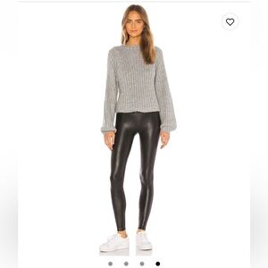 NWT SPANX faux leather legging, petite
